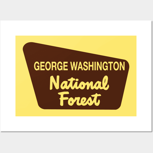 George Washington National Forest Wall Art by nylebuss